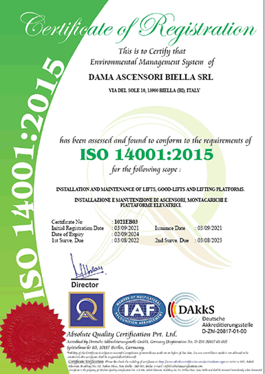 certificazione iso 14001